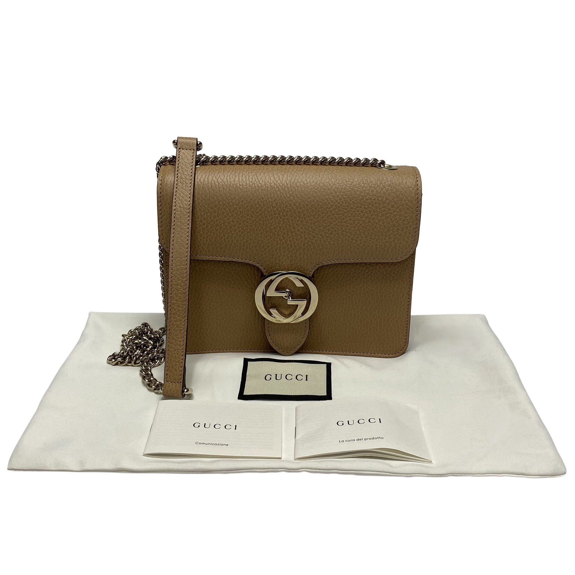 Bolsa Gucci Interlocking G Bege