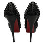 Peep Toe Christian Louboutin Spikes Preto