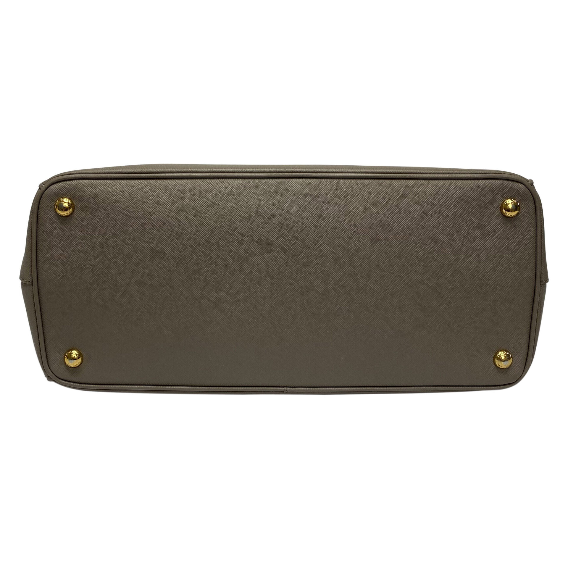 Bolsa Prada Galleria Saffiano Cinza