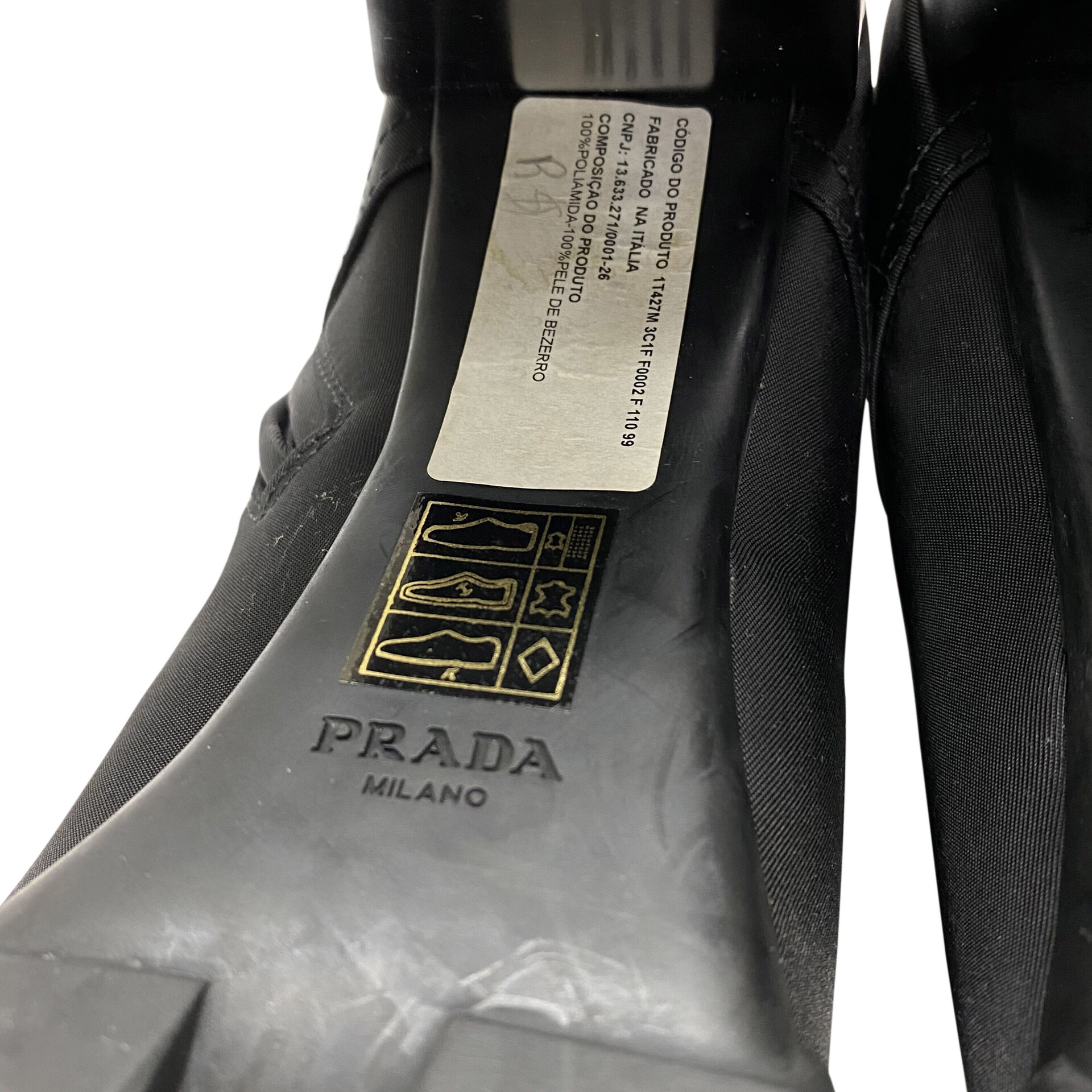 Bota Prada Coturno Re-Nylon