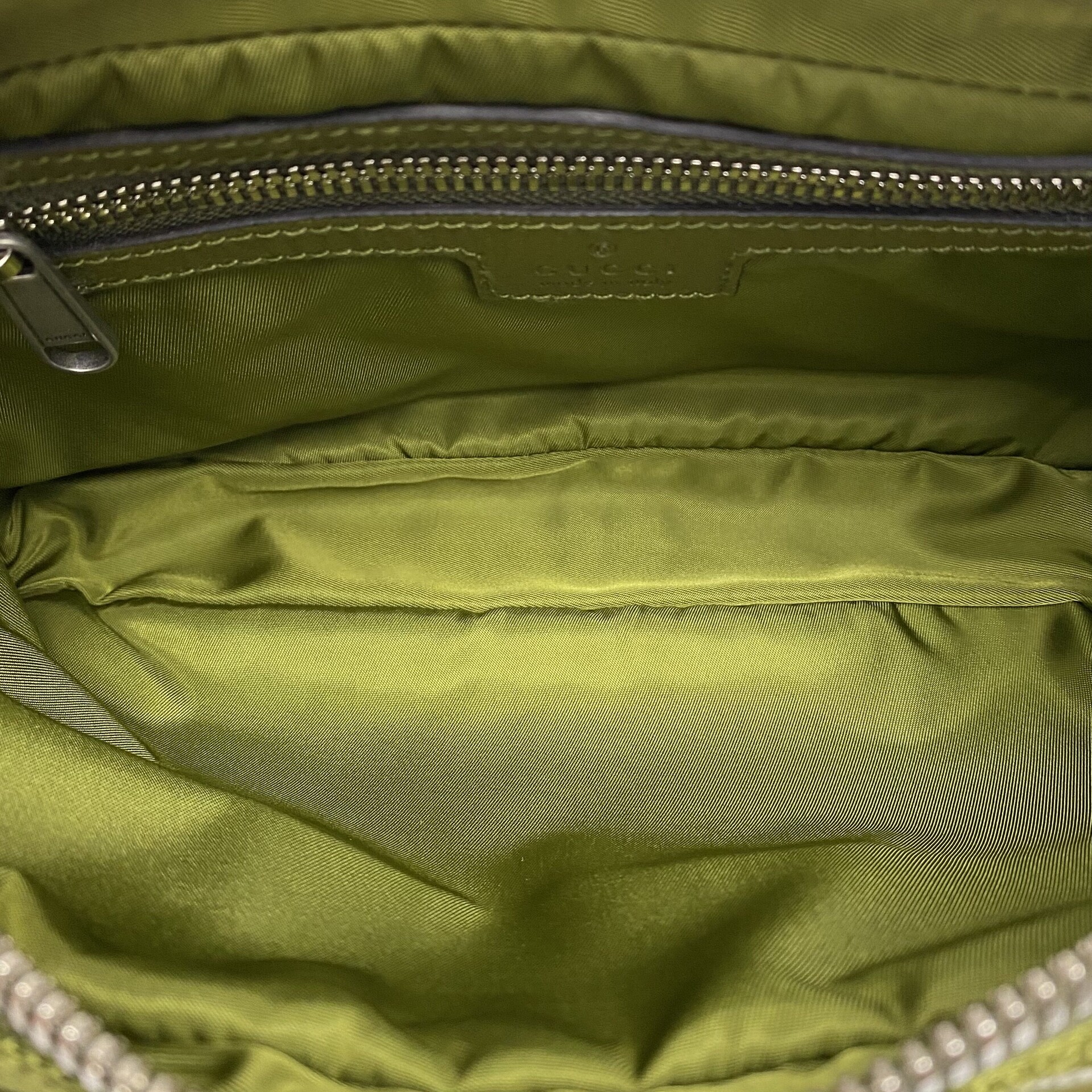 Pochete Gucci Monograma Verde