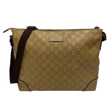 Bolsa Gucci Couro GG Monograma Bege