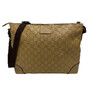 Bolsa Gucci Couro GG Monograma Bege
