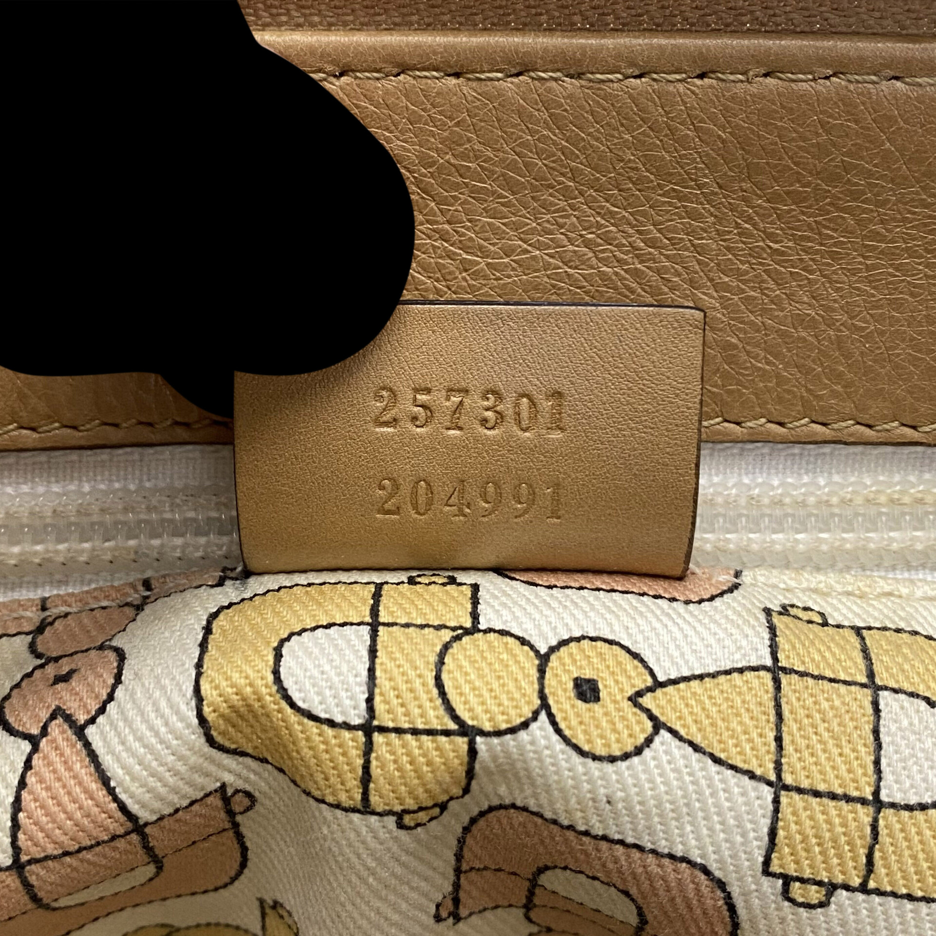 Bolsa Gucci Couro GG Monograma Bege