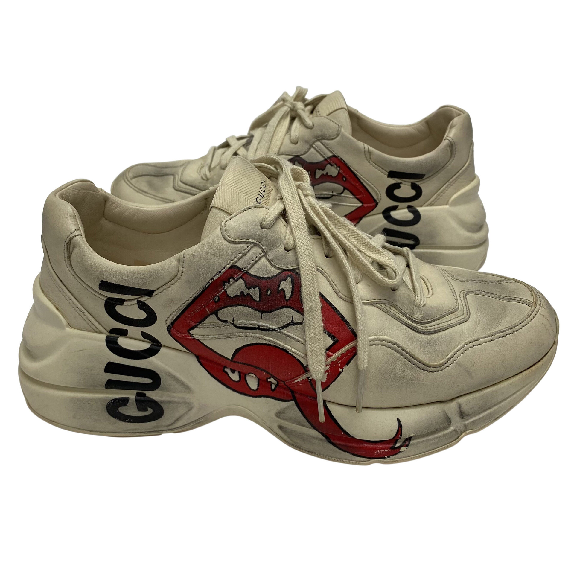 Tênis Gucci Rhyton Boca