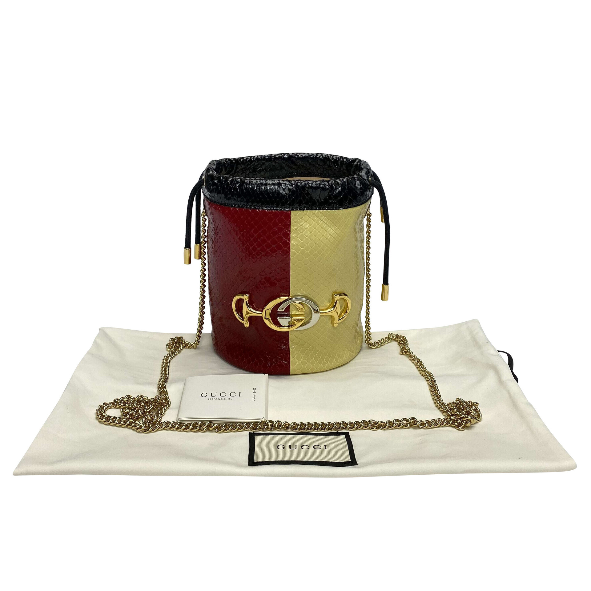 Bolsa Gucci Bucket Píton