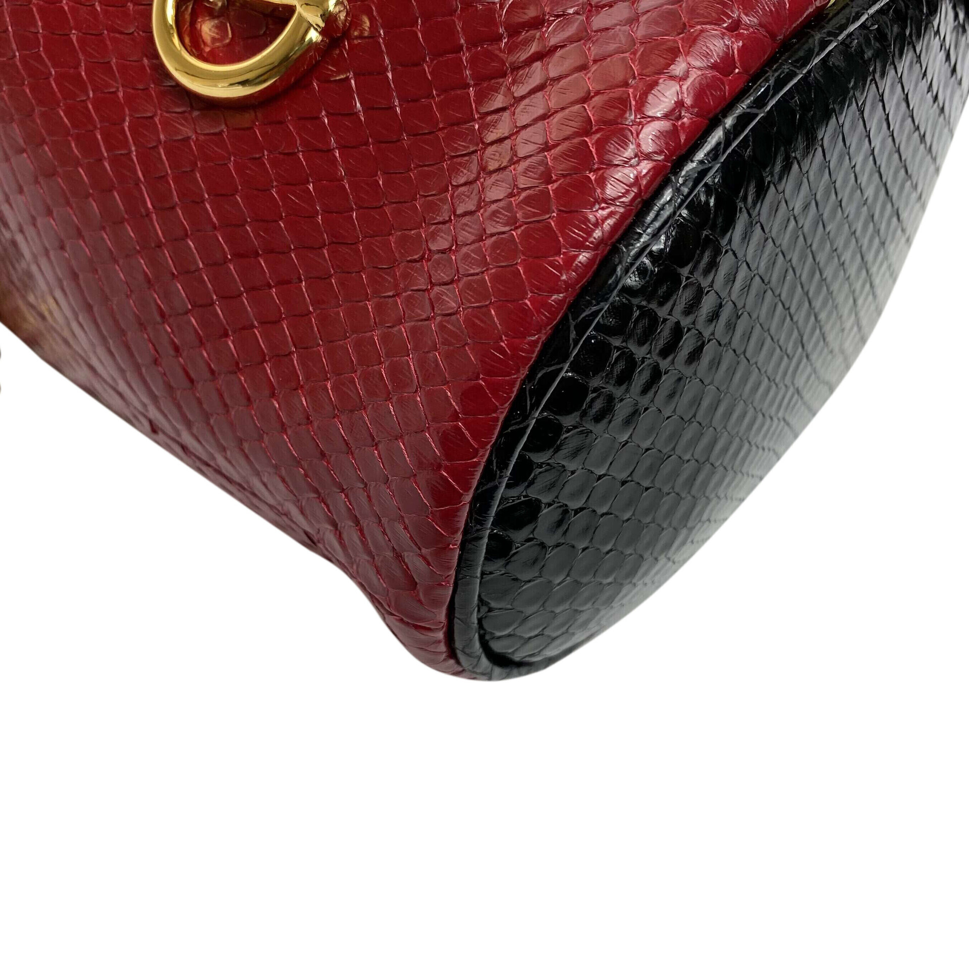 Bolsa Gucci Bucket Píton