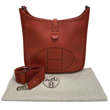 Bolsa Hermès Évelyne 29 Laranja