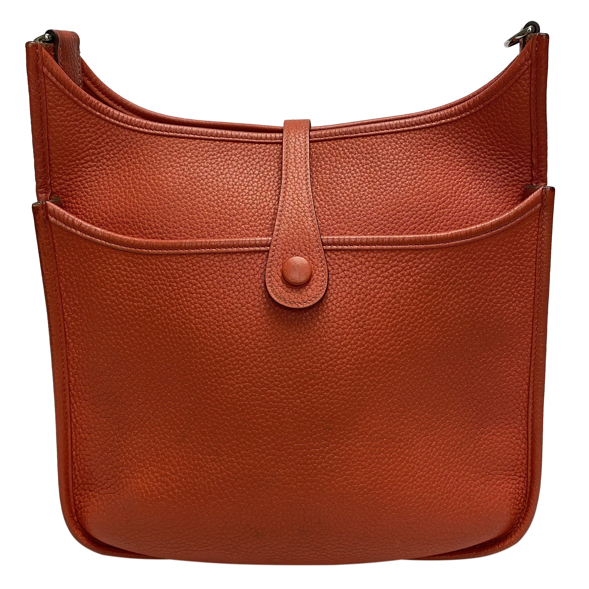 Bolsa Hermès Évelyne 29 Laranja