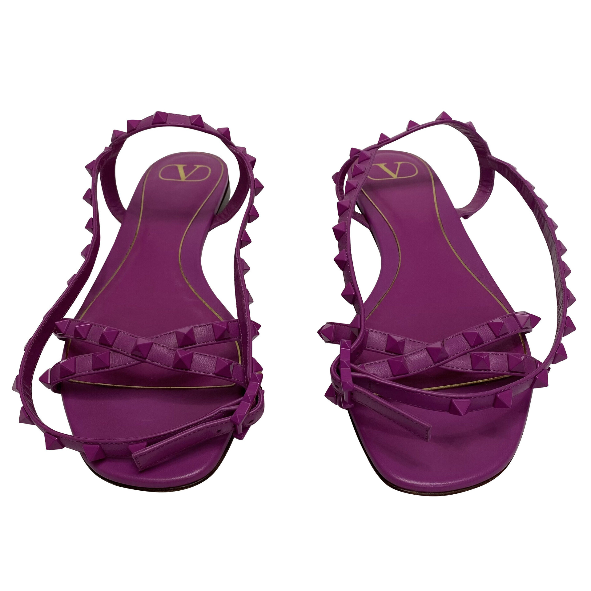 Sandália Valentino Garavani Rockstuds Rosa