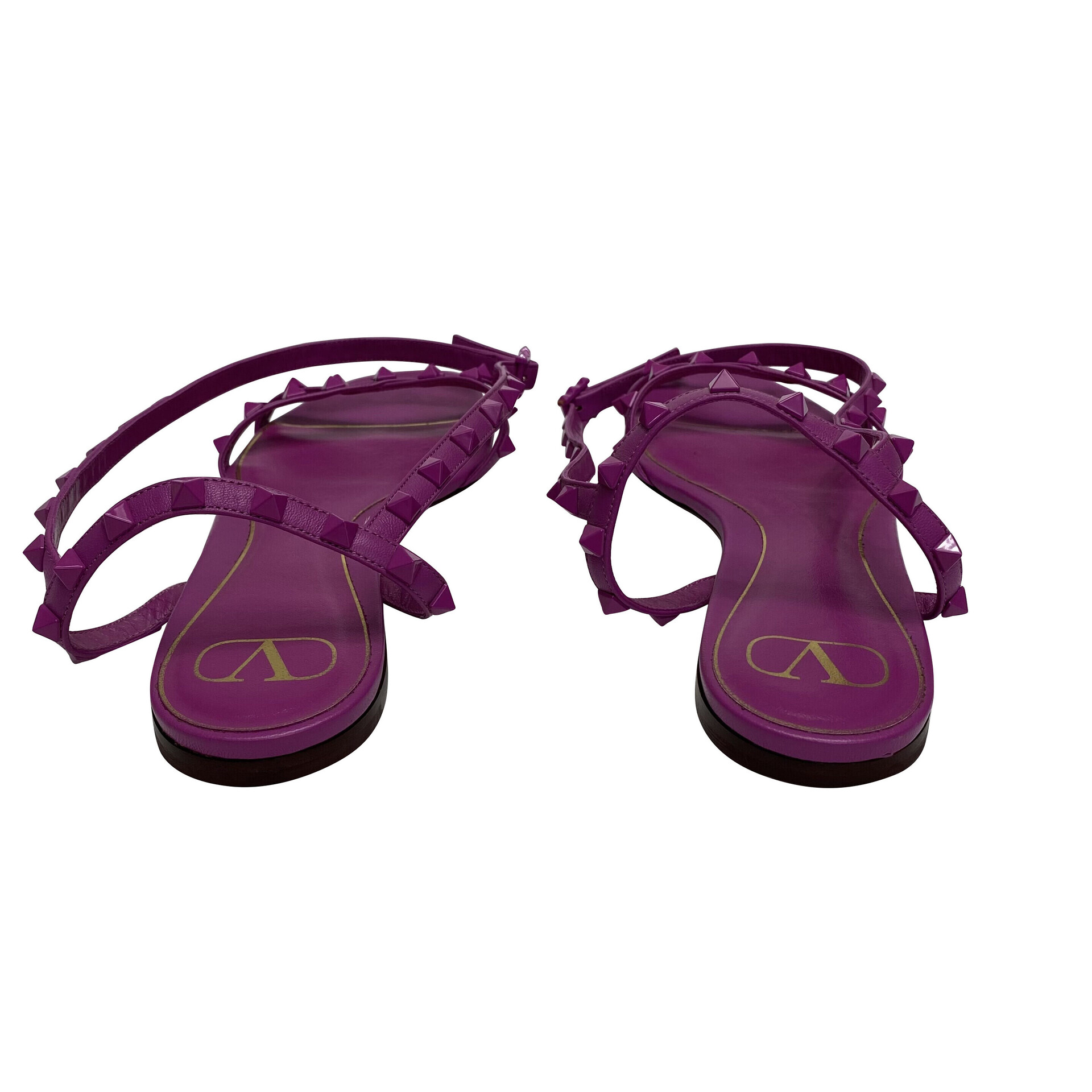 Sandália Valentino Garavani Rockstuds Rosa