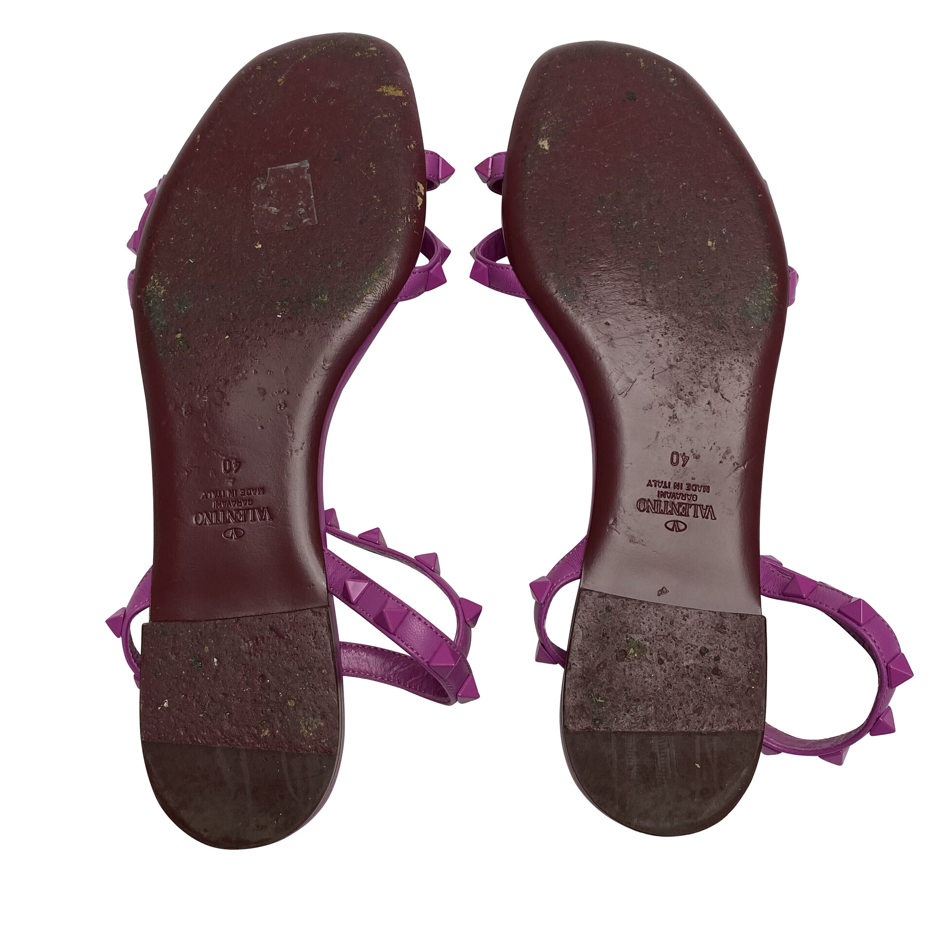 Sandália Valentino Garavani Rockstuds Rosa