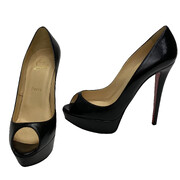Peep Toe Christian Louboutin Preto