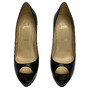 Peep Toe Christian Louboutin Preto