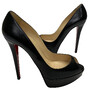 Peep Toe Christian Louboutin Preto