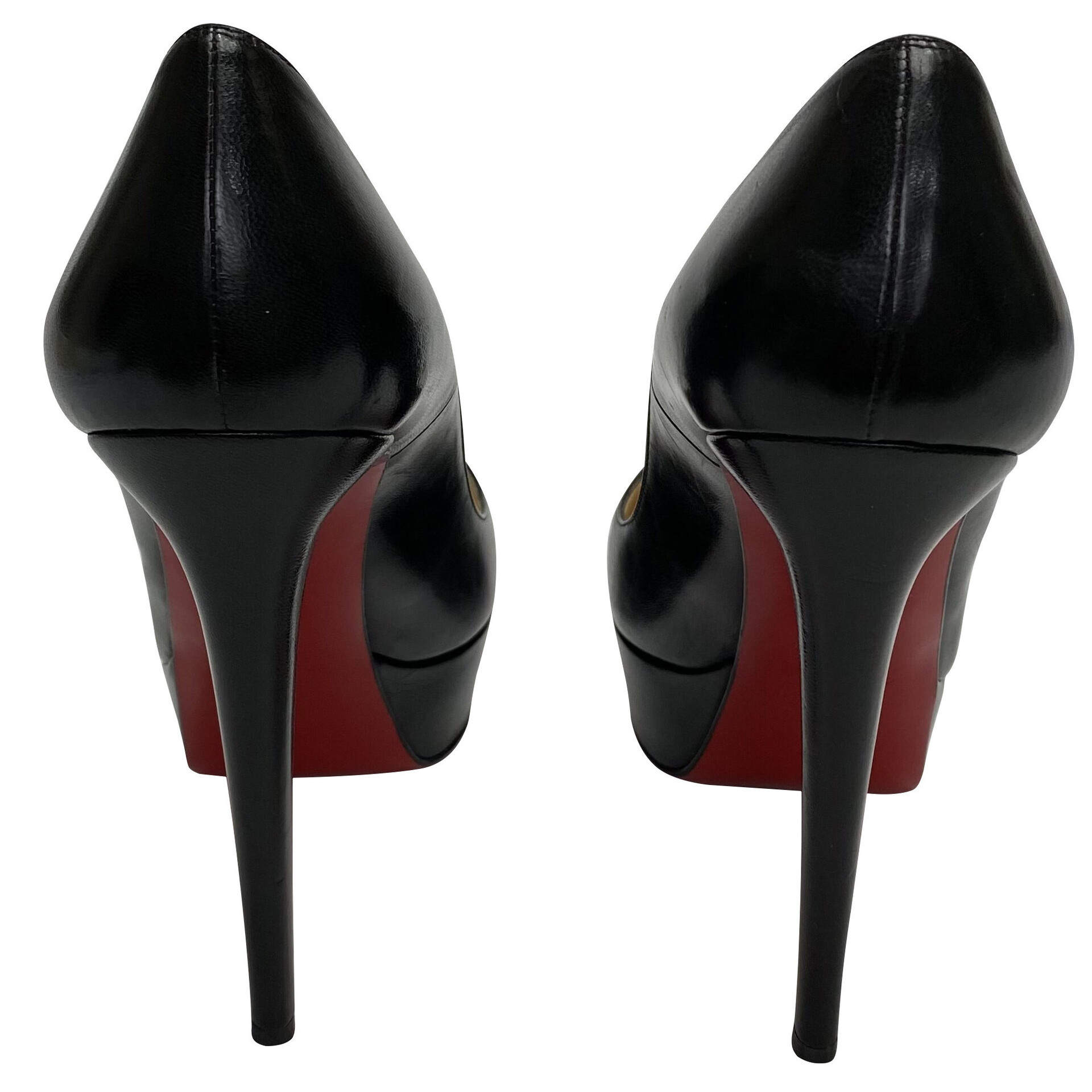 Peep Toe Christian Louboutin Preto