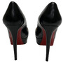 Peep Toe Christian Louboutin Preto