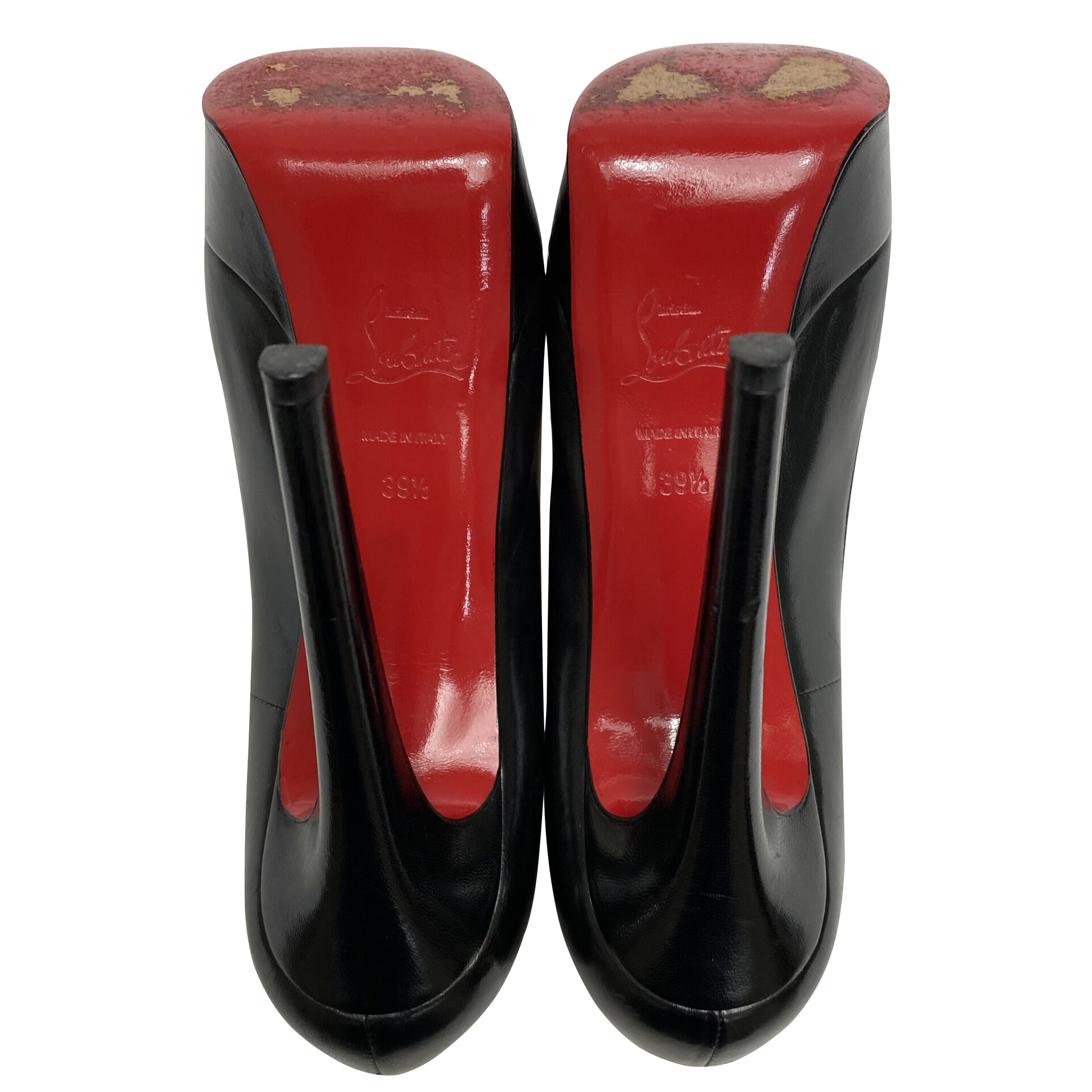 Peep Toe Christian Louboutin Preto