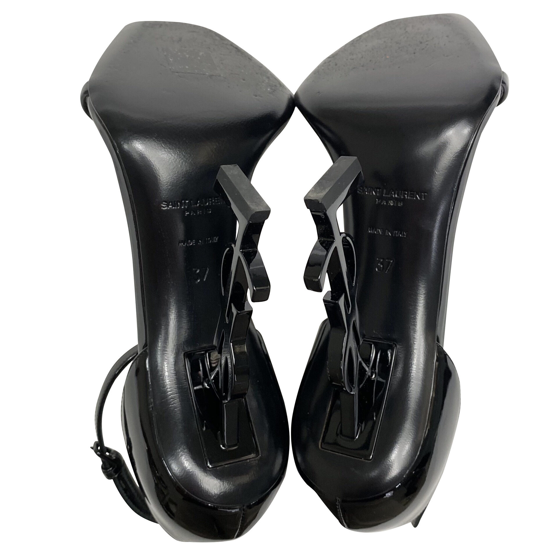 Sandália Saint Laurent Opyum Preta
