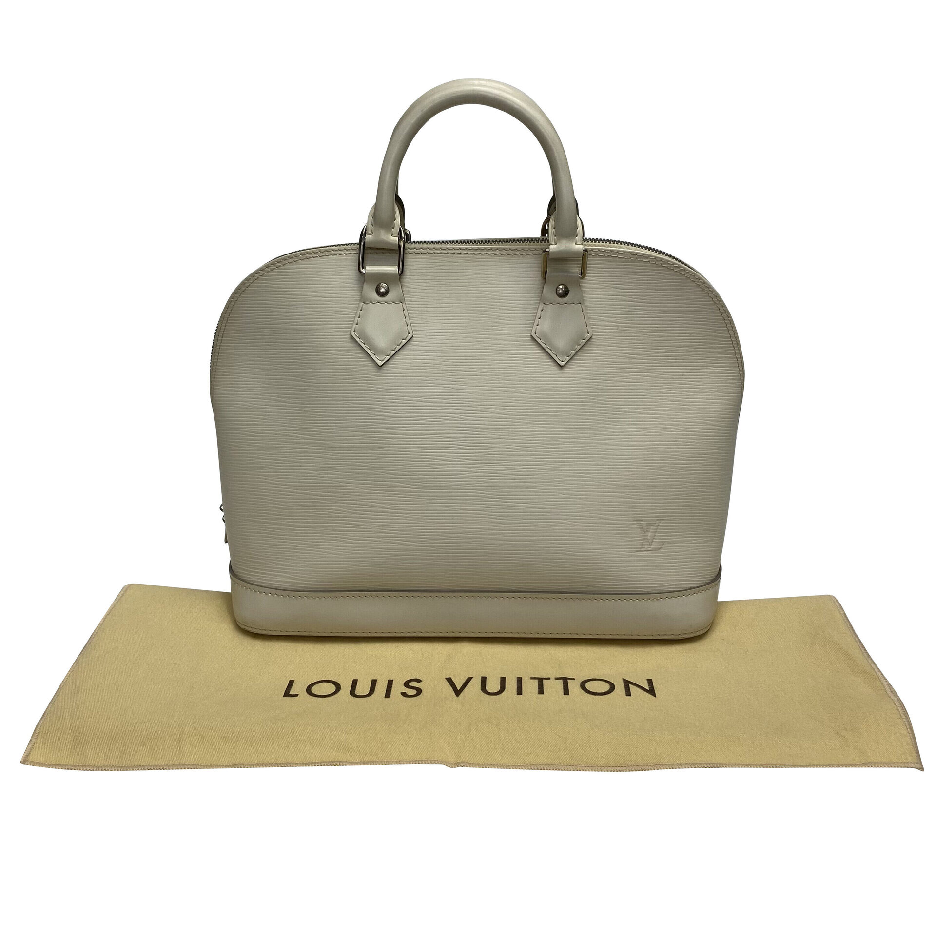 Bolsa Louis Vuitton Alma Couro Epi Off White