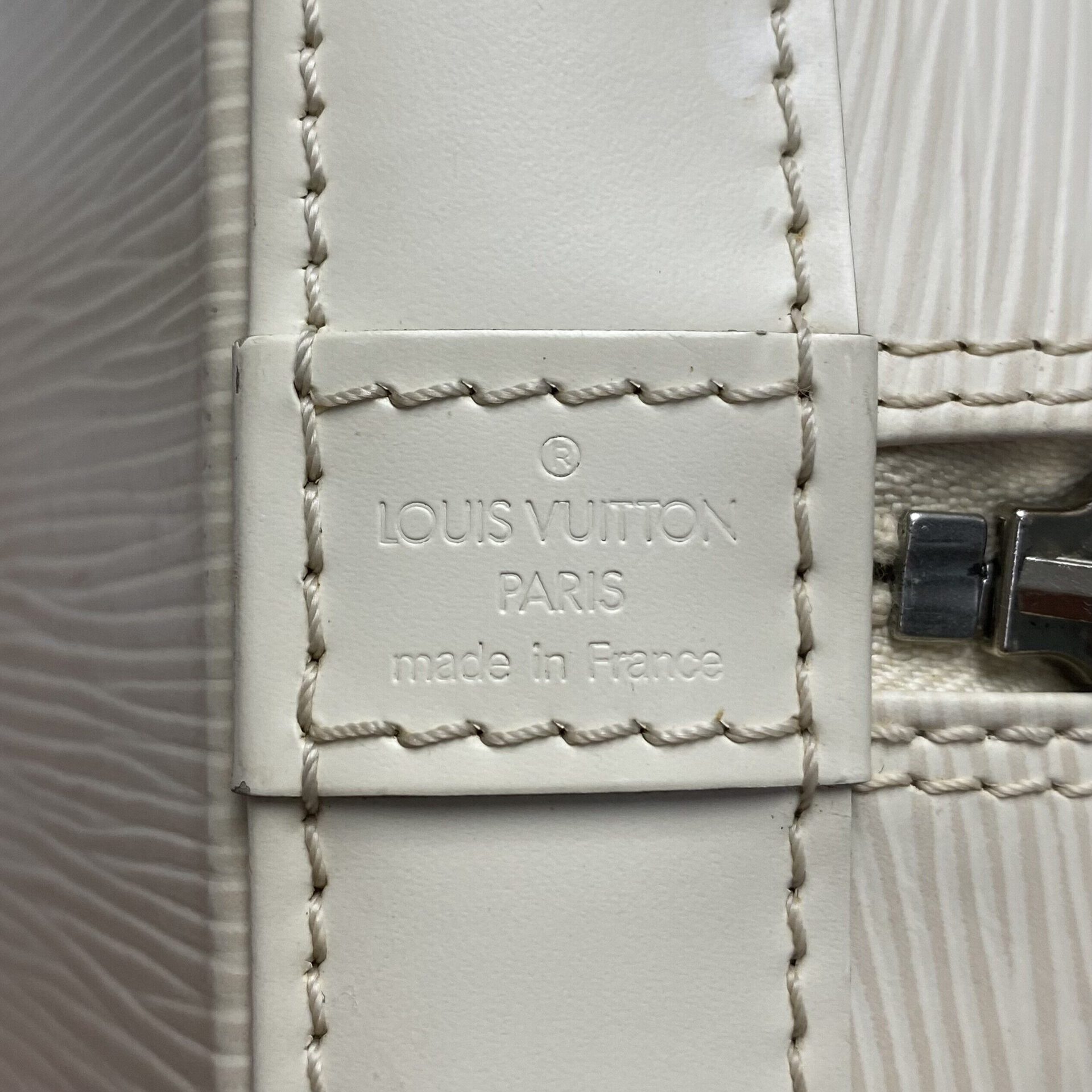 Bolsa Louis Vuitton Alma Couro Epi Off White