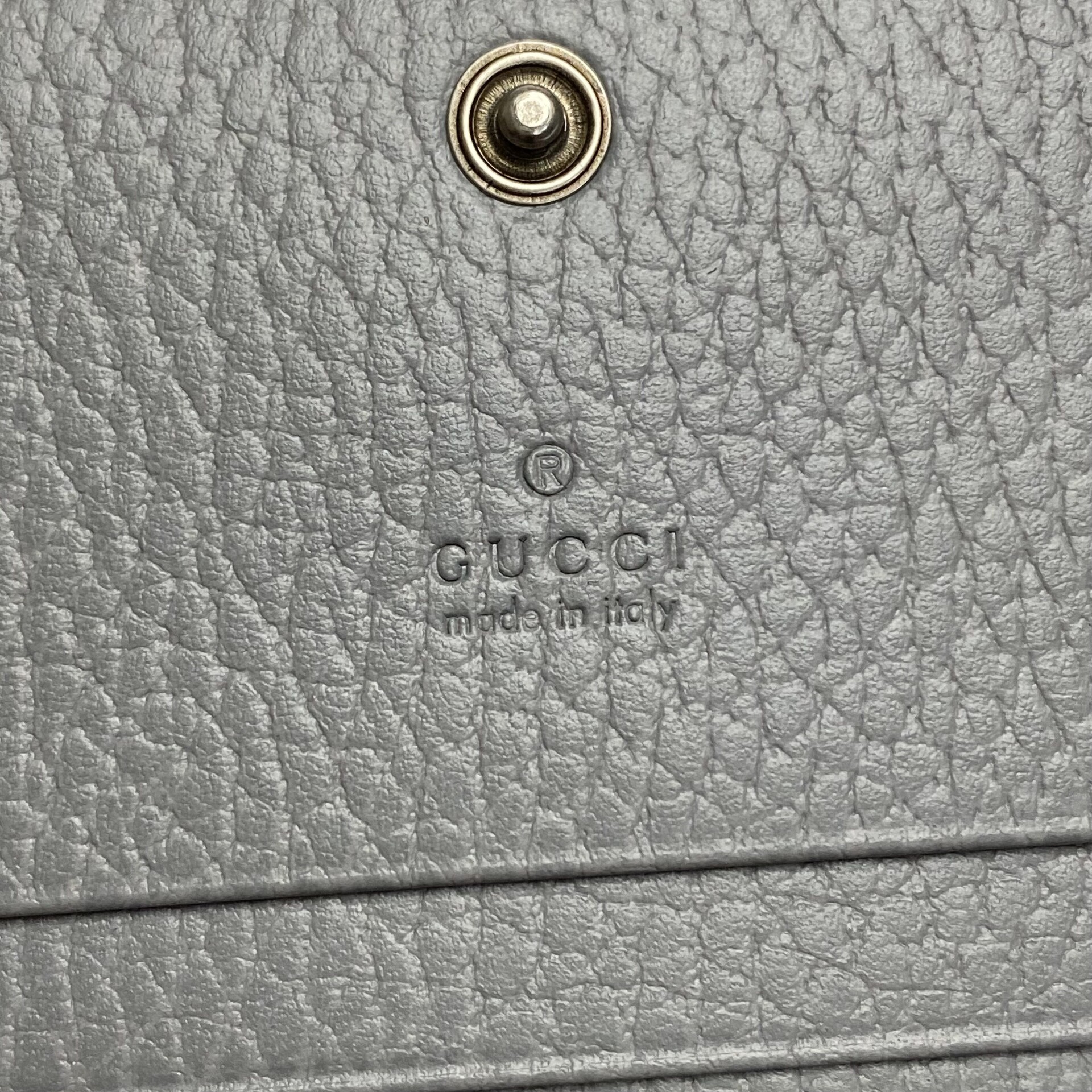 Carteira Gucci GG Cinza