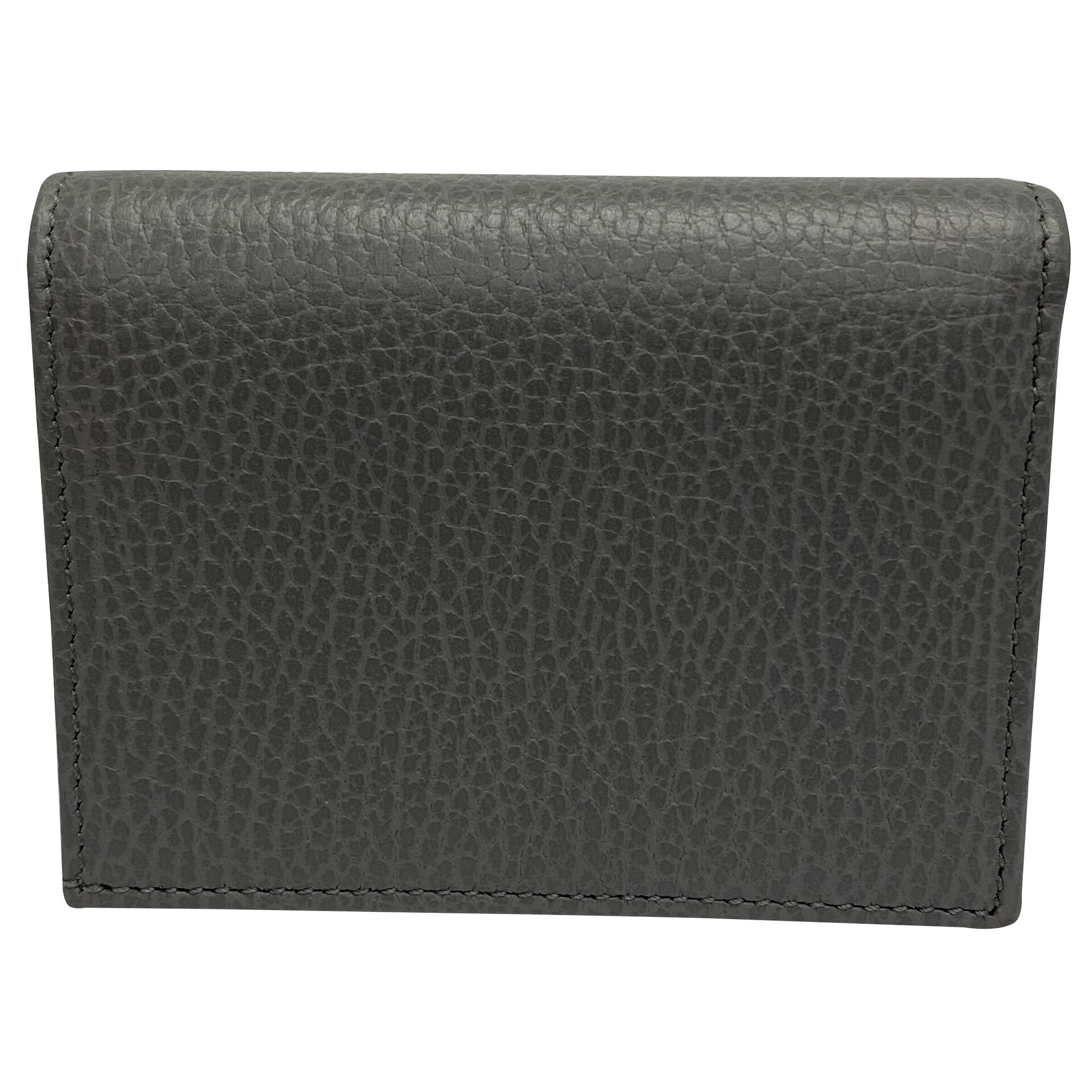 Carteira Gucci GG Cinza