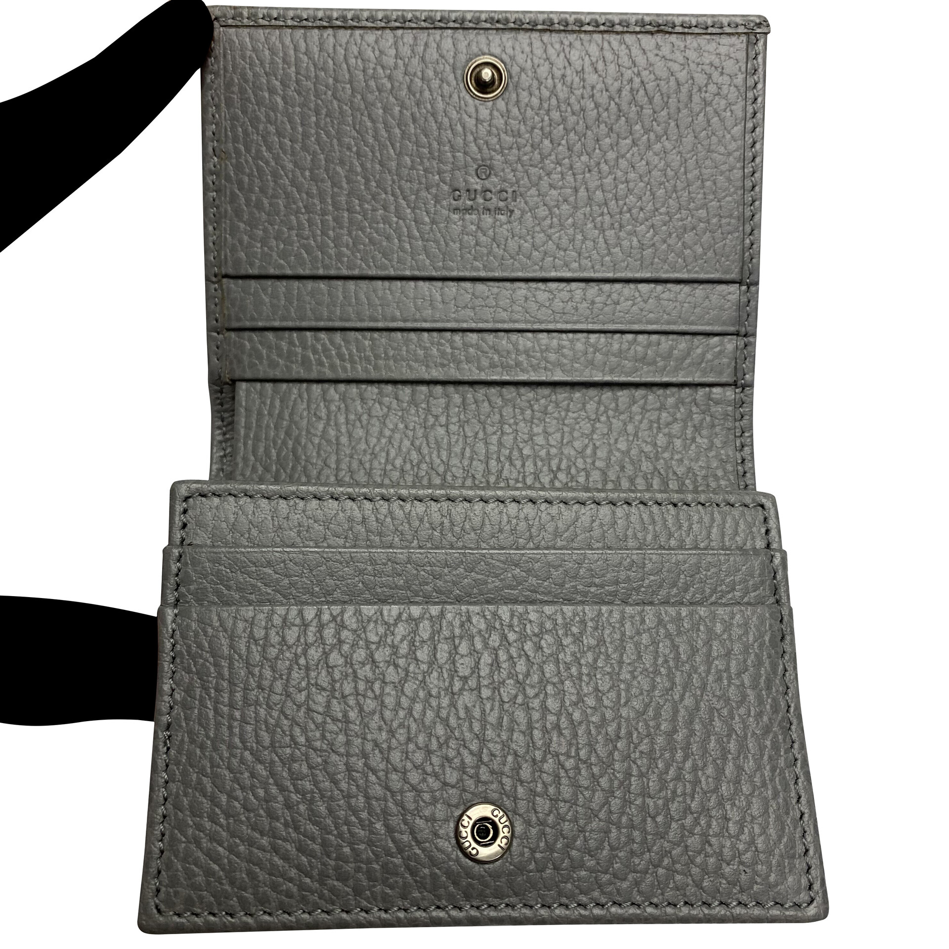 Carteira Gucci GG Cinza