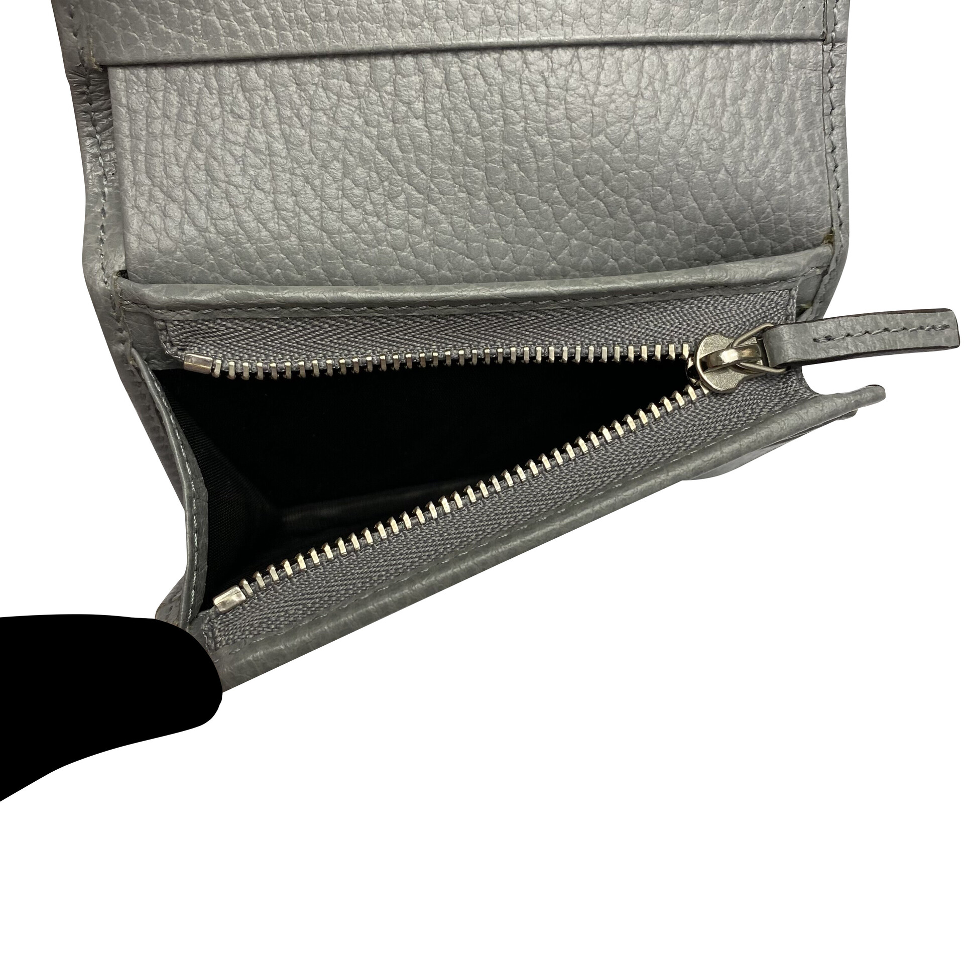 Carteira Gucci GG Cinza