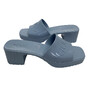 Sandália Gucci Rubber Slides Azul