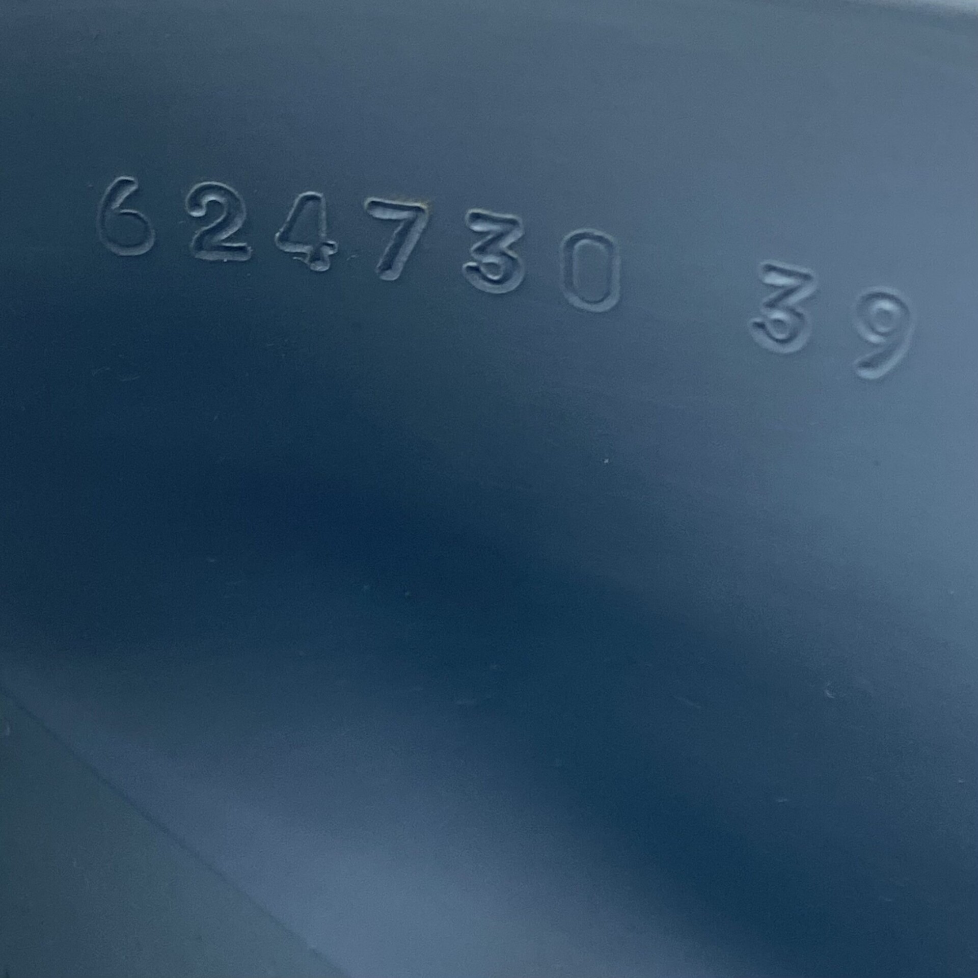 Sandália Gucci Rubber Slides Azul