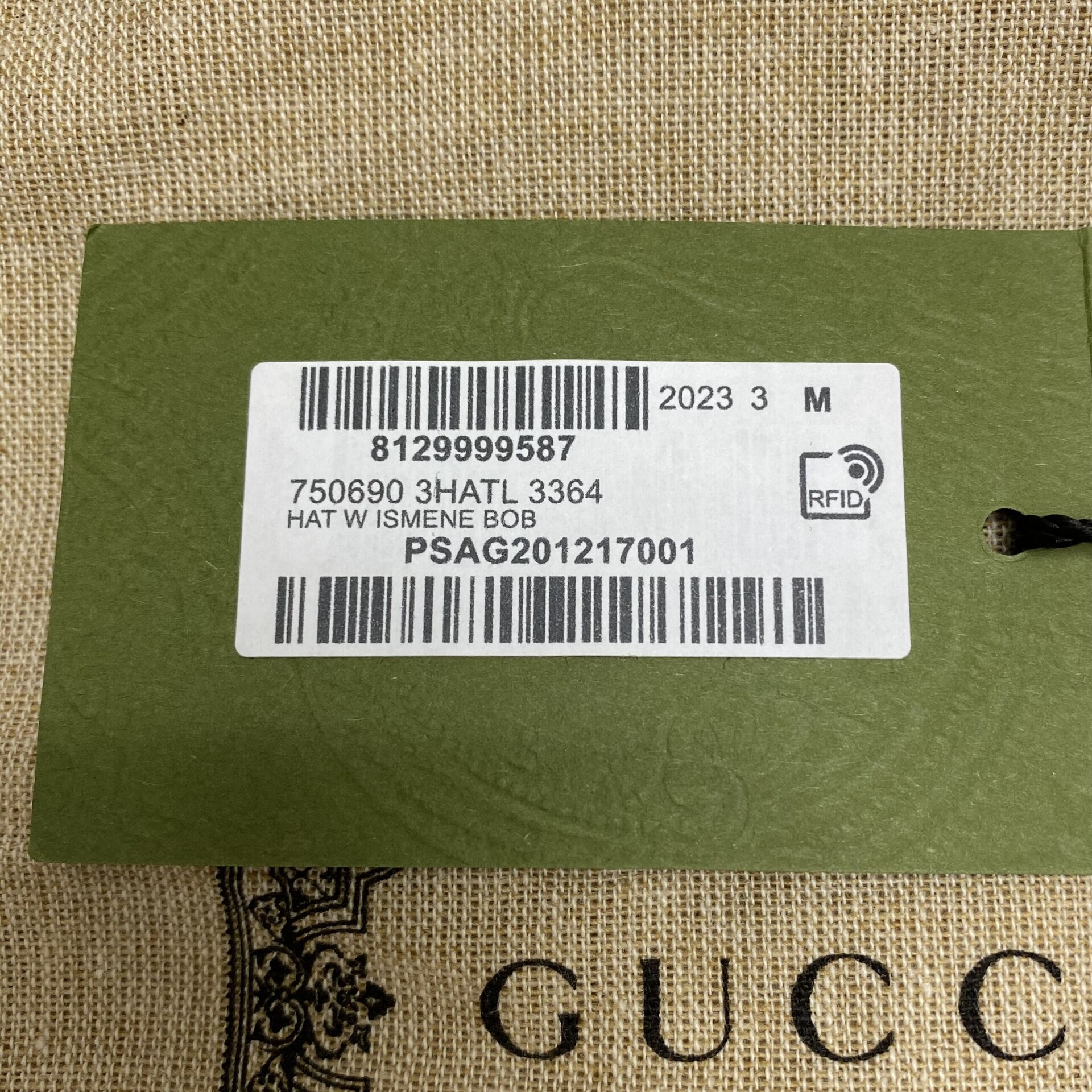 Chapéu Gucci Bucket Tricolor