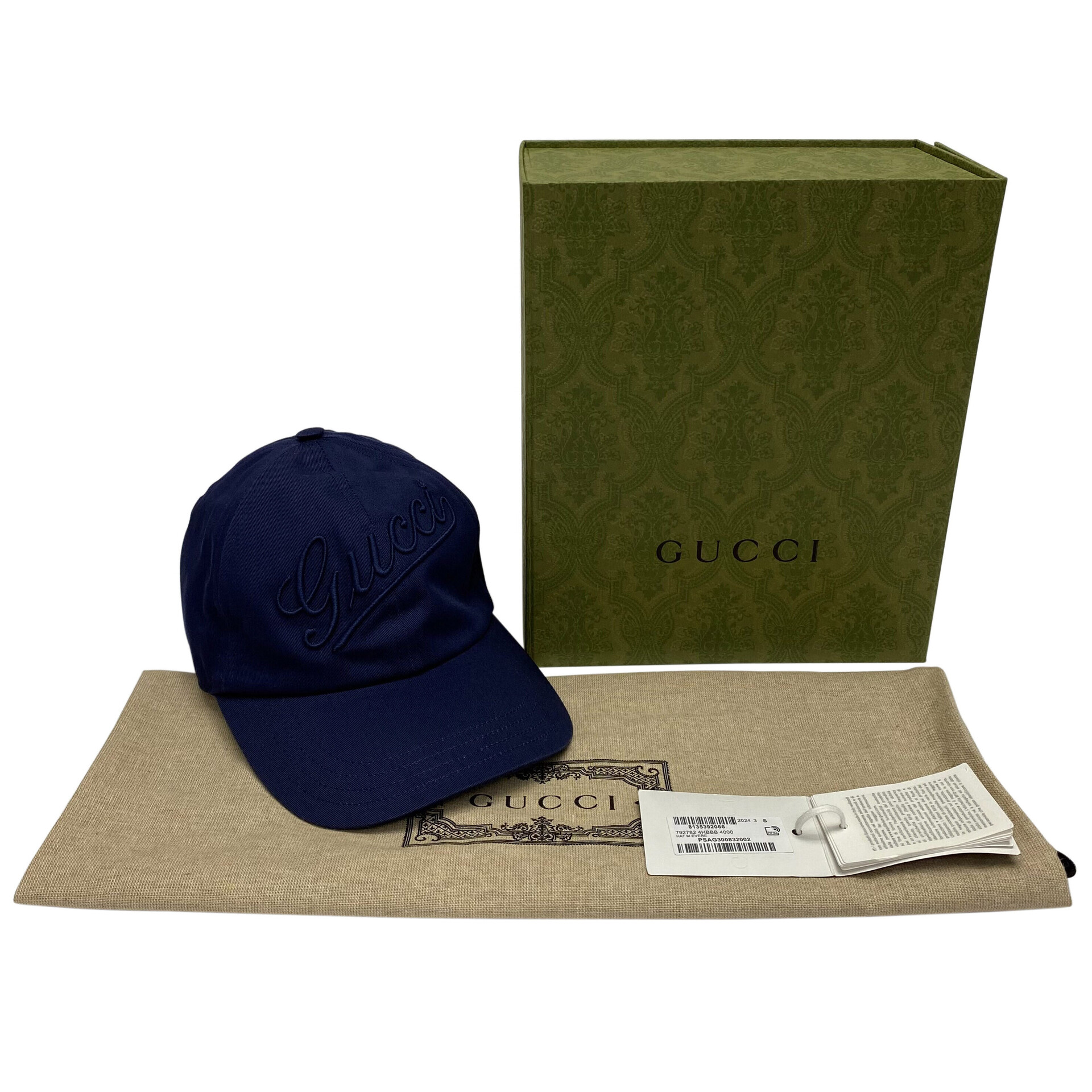 Boné Gucci Logo Bordado