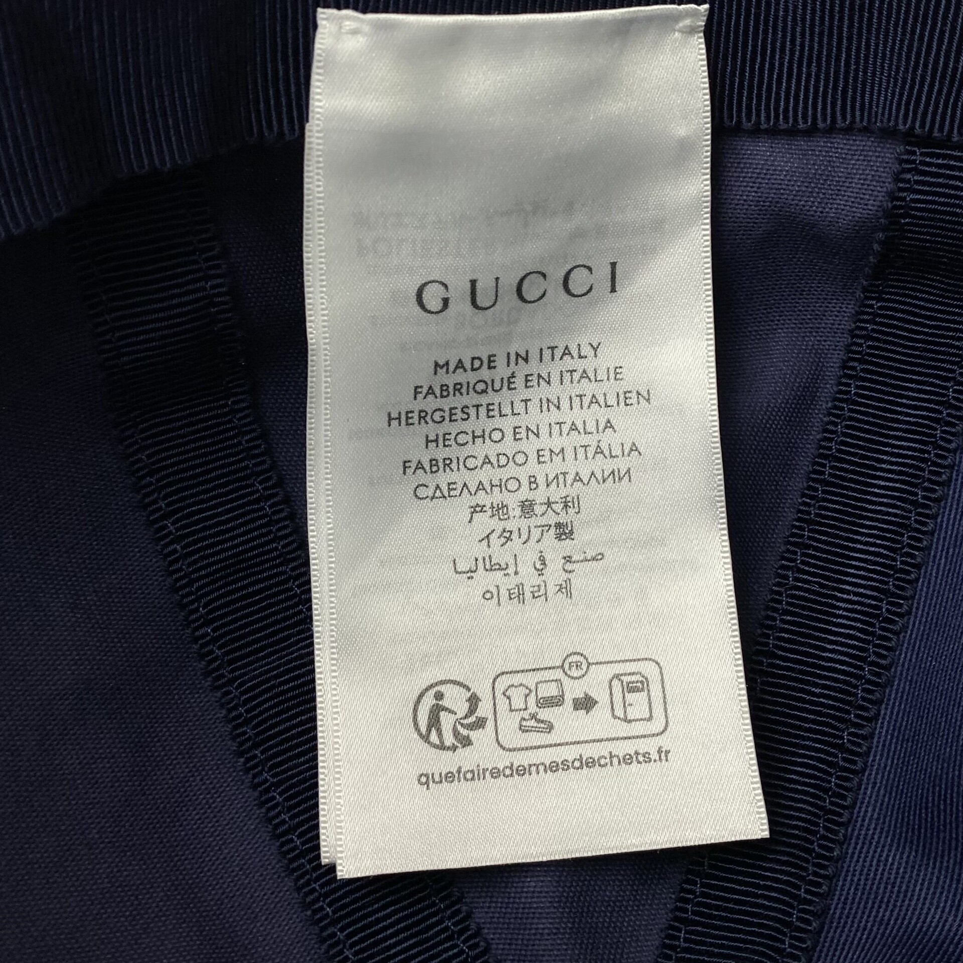 Boné Gucci Logo Bordado