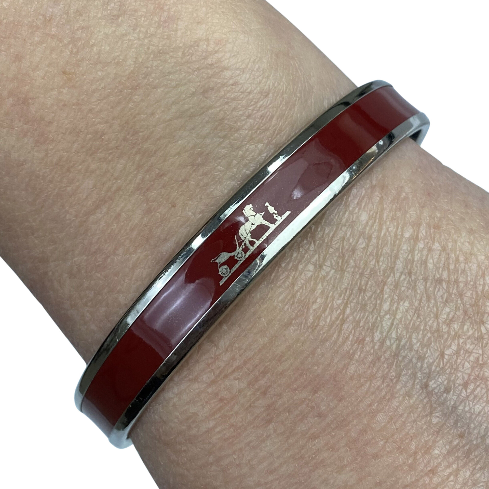 Bracelete Hermès Uni Vinho