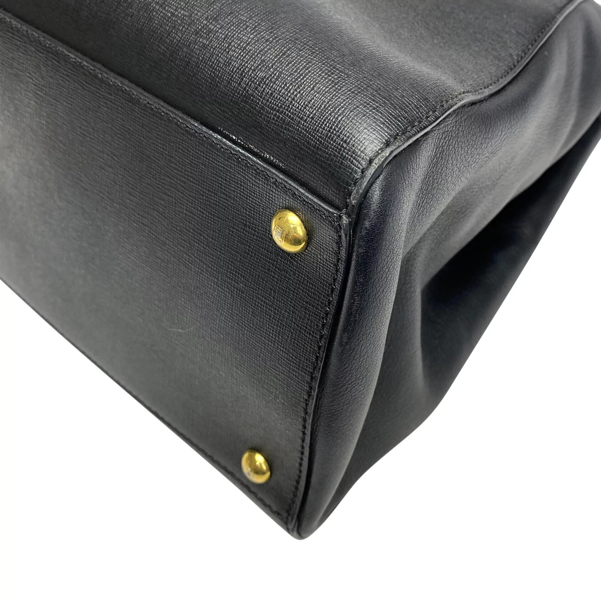 Bolsa Fendi 2Jours Couro Preto