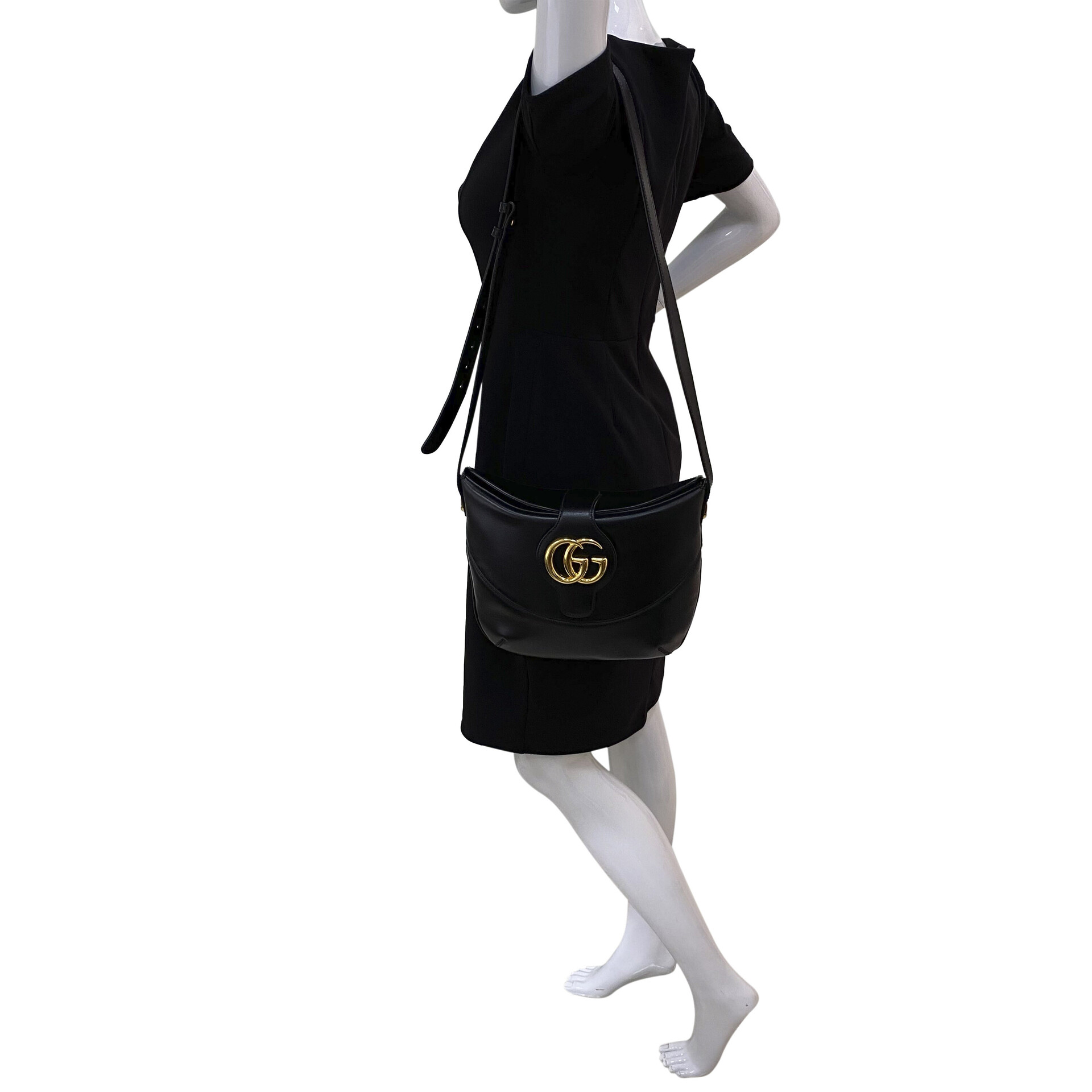 Bolsa Gucci Arli Crossbody Preta