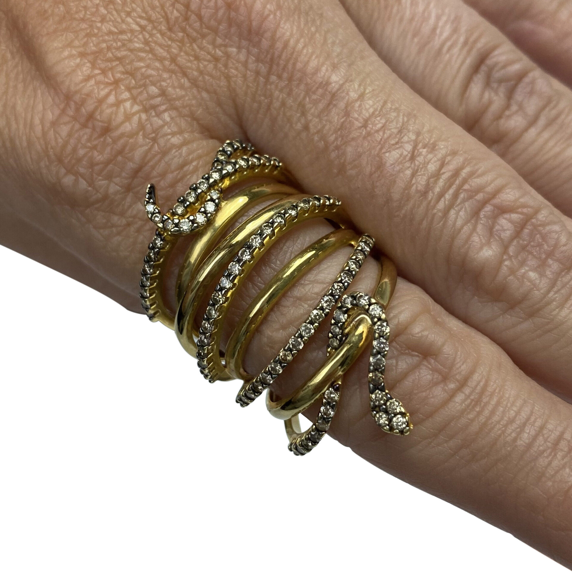 Anel Vivara Serpente