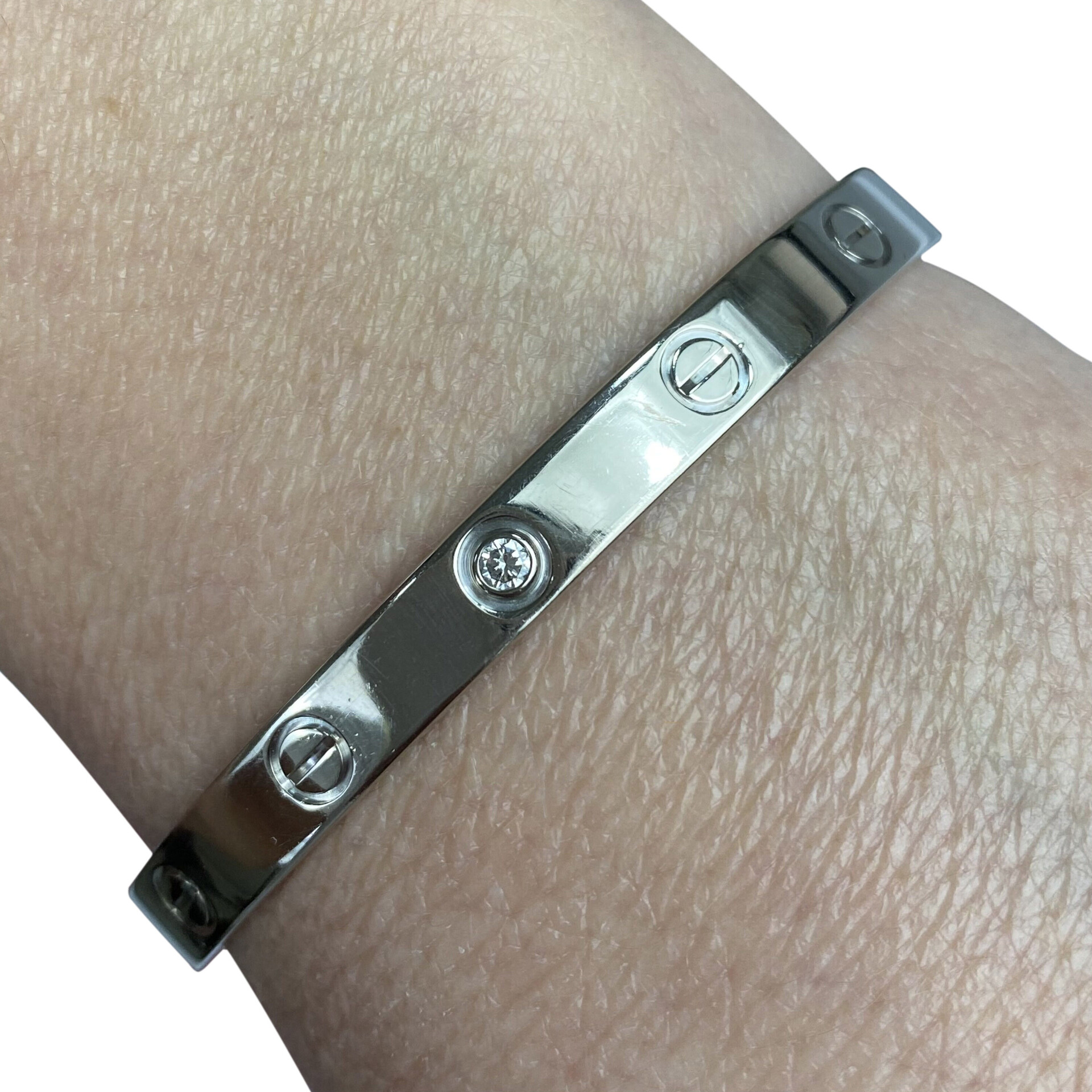 Pulseira Cartier LOVE 1 Diamante