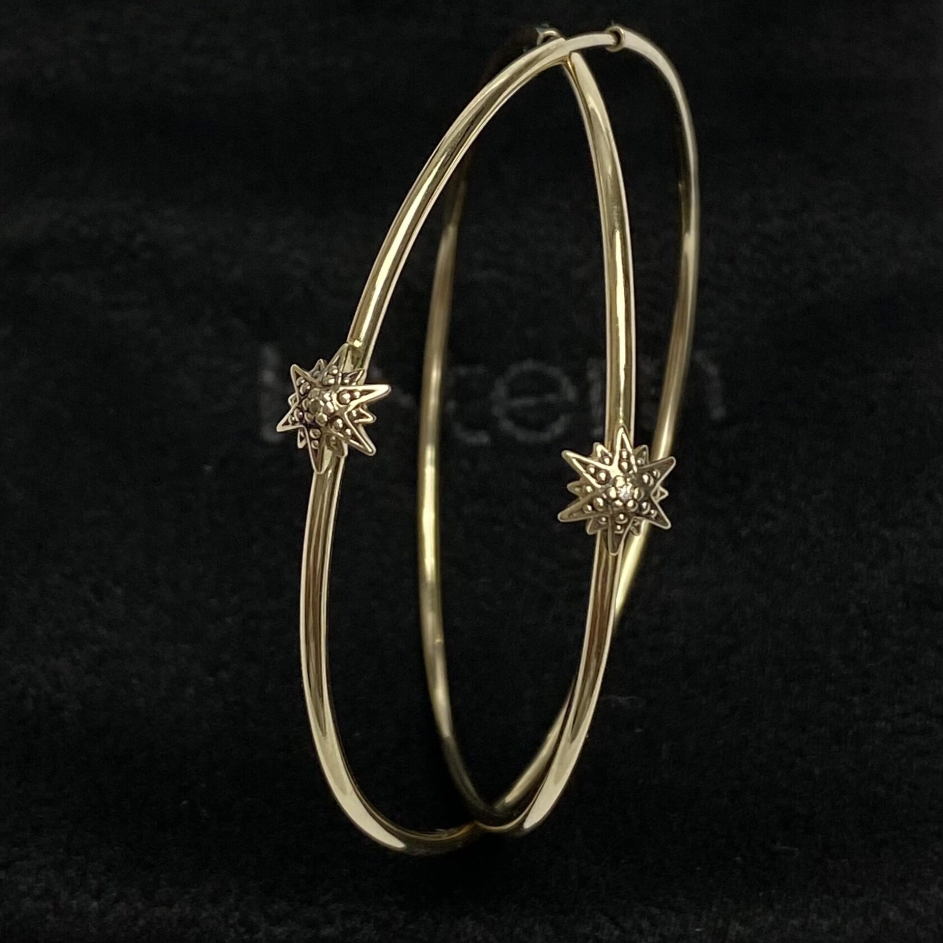 Par de Brincos HStern Argola - Coleção Stars - Maior