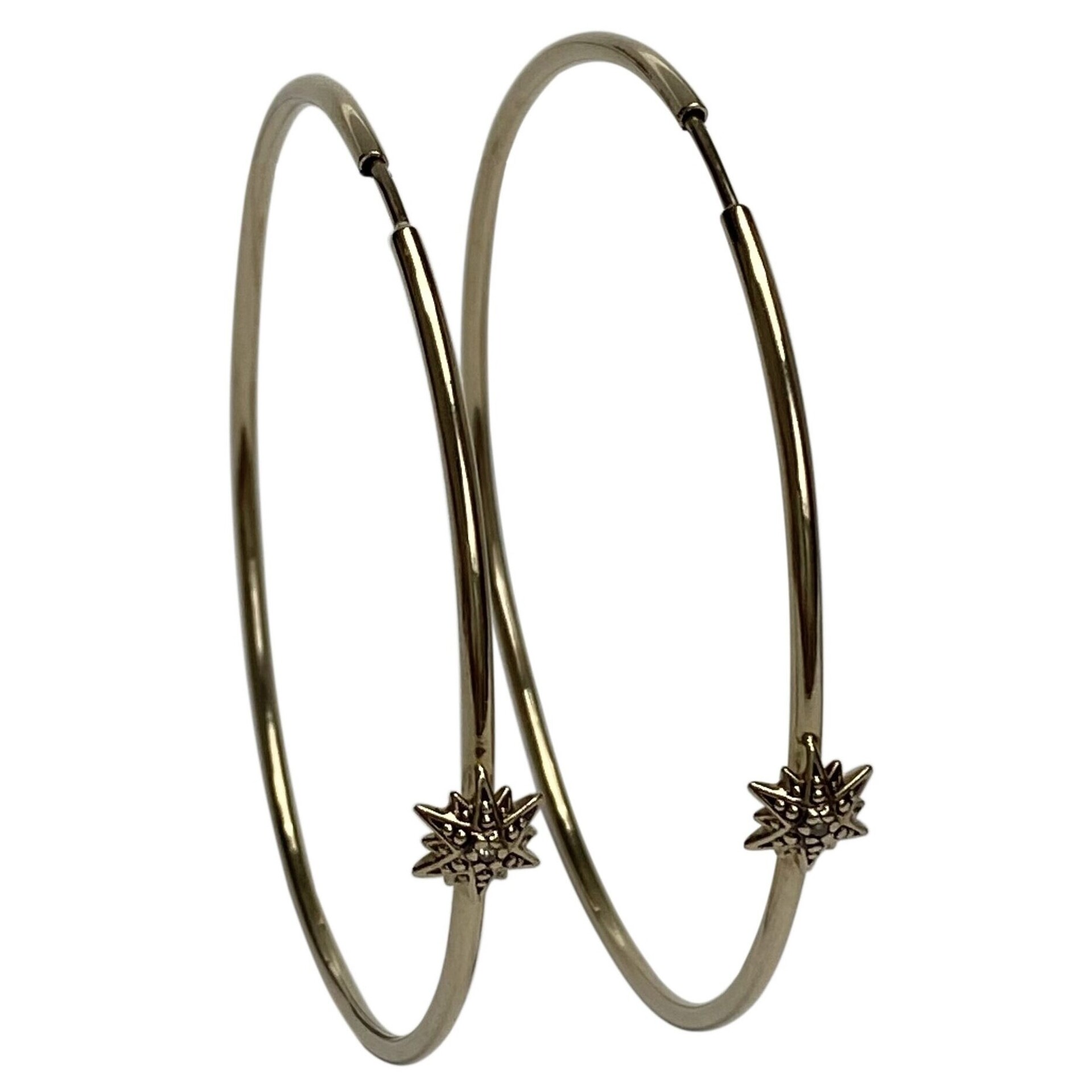 Par de Brincos HStern Argola - Coleção Stars - Maior