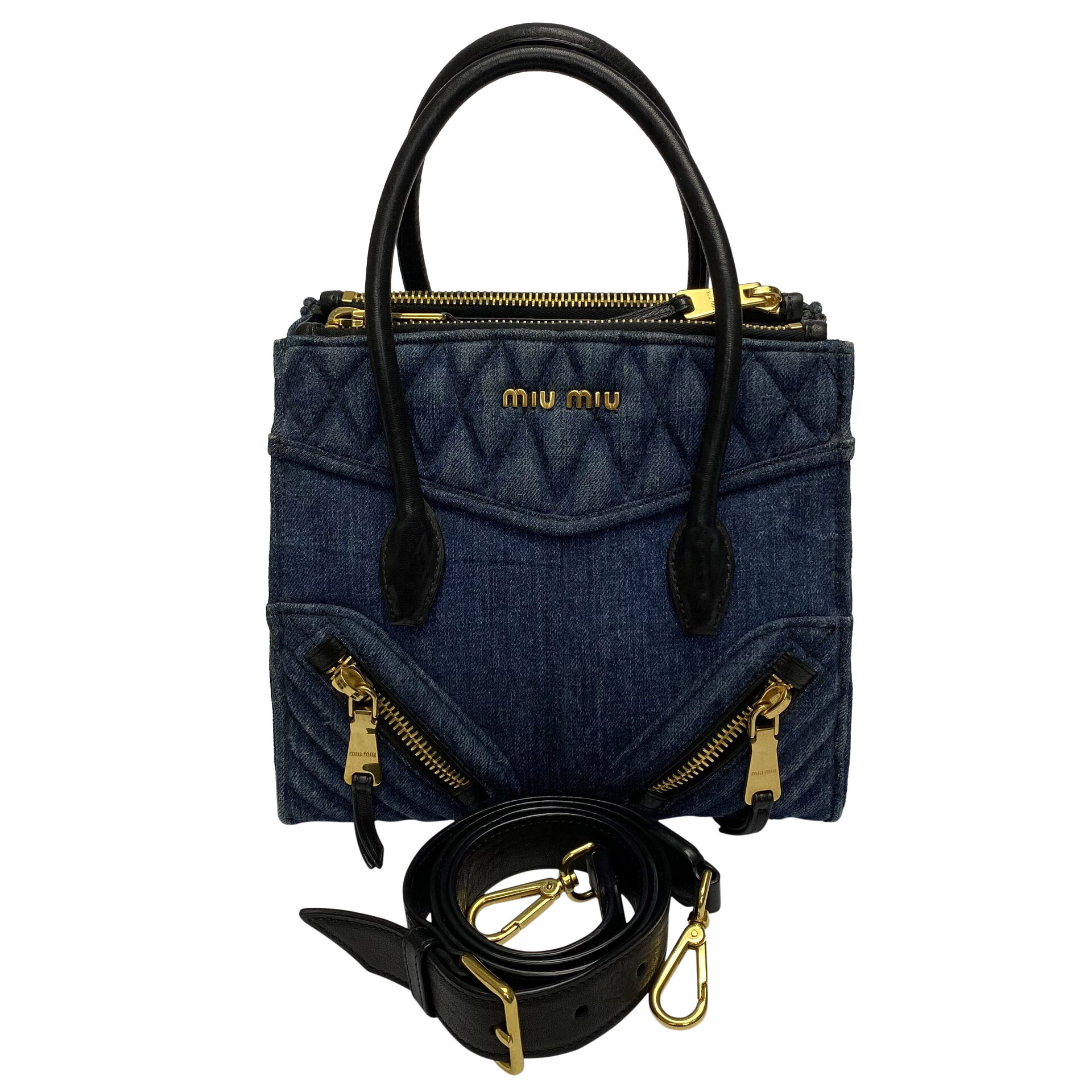 Bolsa Miu Miu Biker Denim