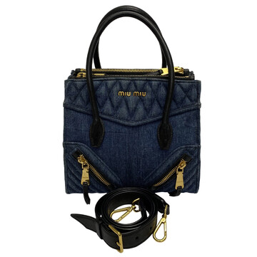 Bolsa Miu Miu Biker Denim