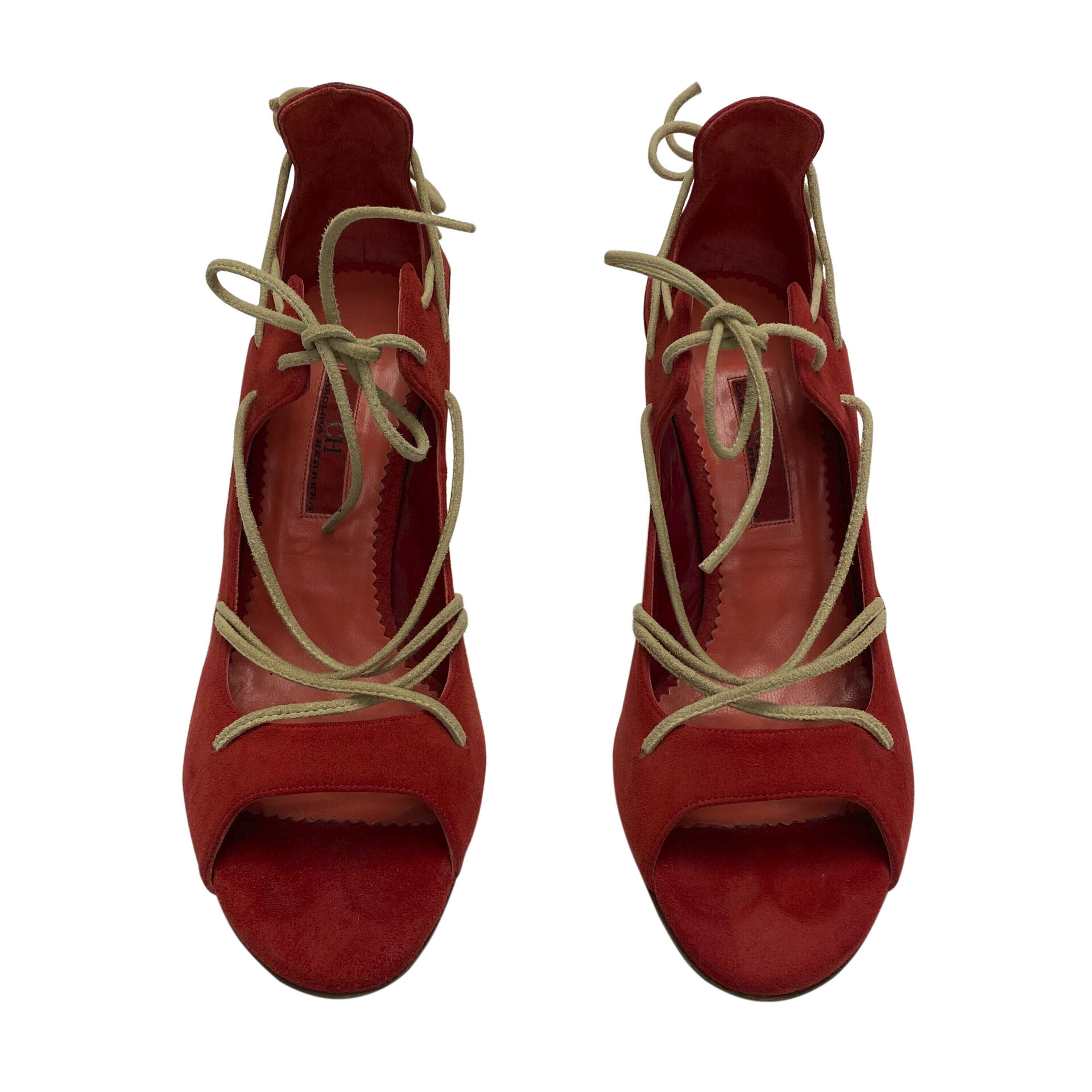 Sandália Carolina Herrera Vermelha