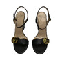 Sandália Gucci GG Marmont Preta