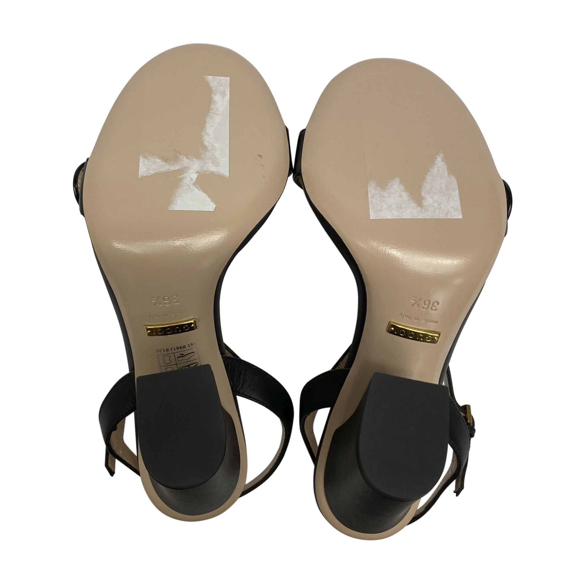 Sandália Gucci GG Marmont Preta