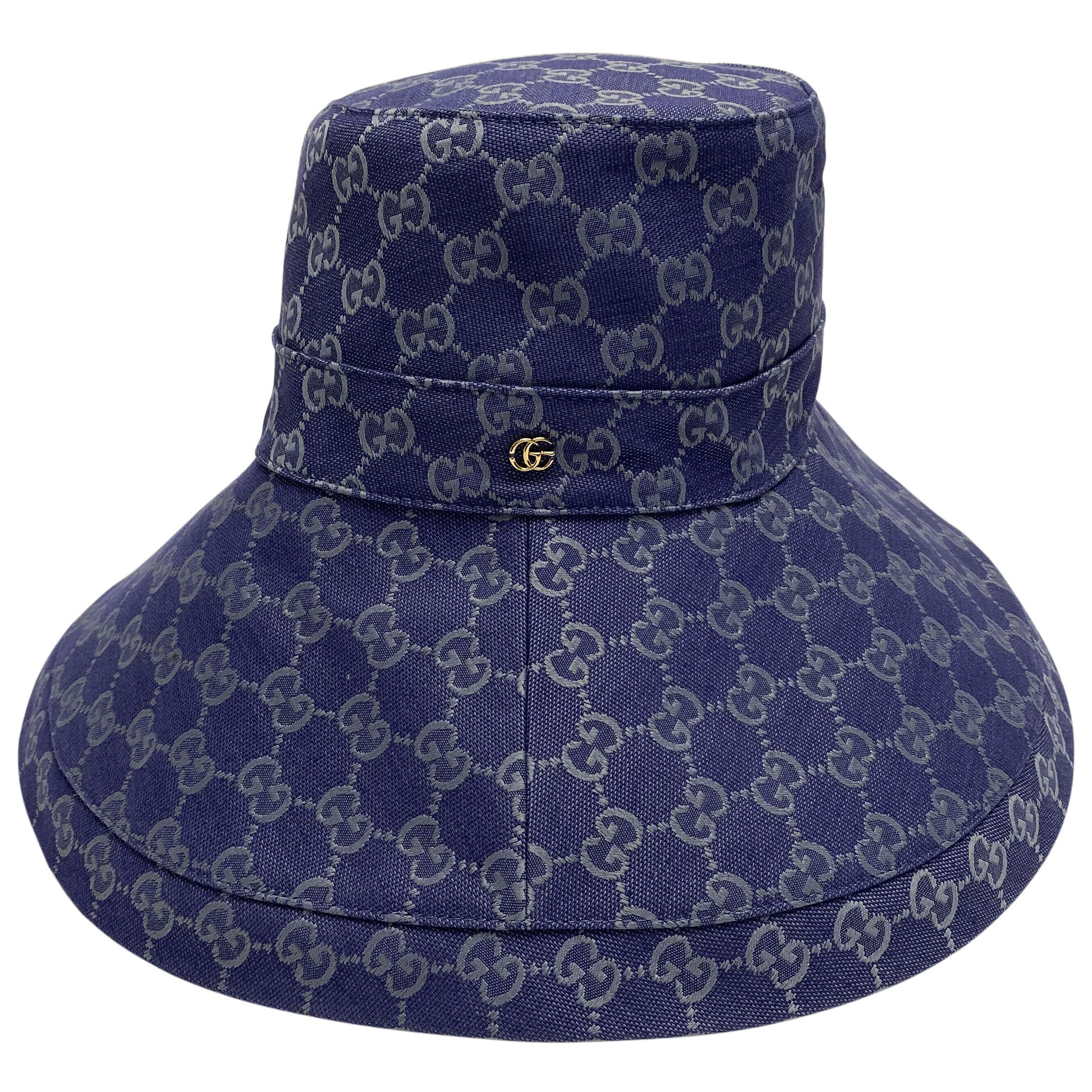 Chapéu Gucci Bucket GG Azul