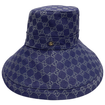 Chapéu Gucci Bucket GG Azul