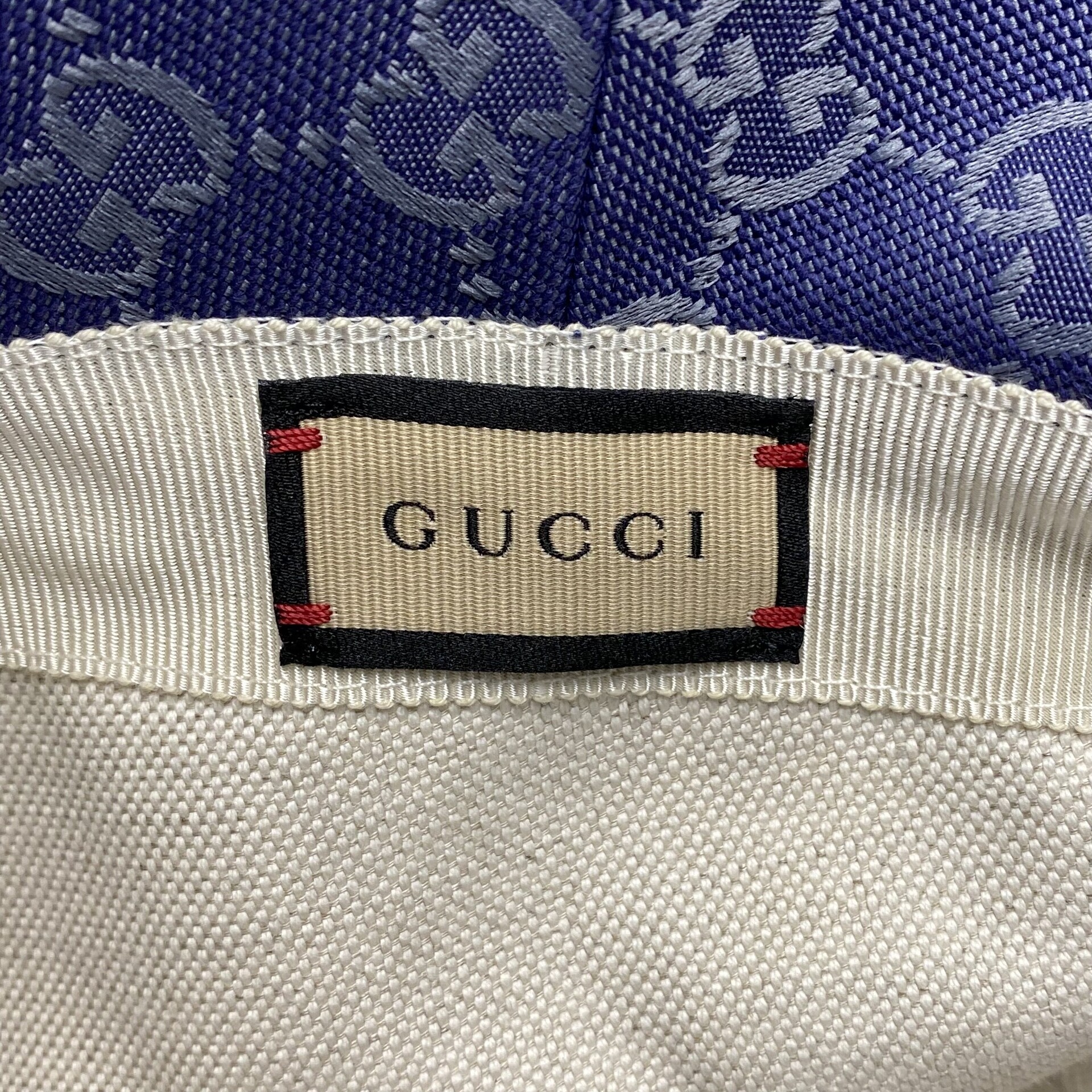 Chapéu Gucci Bucket GG Azul