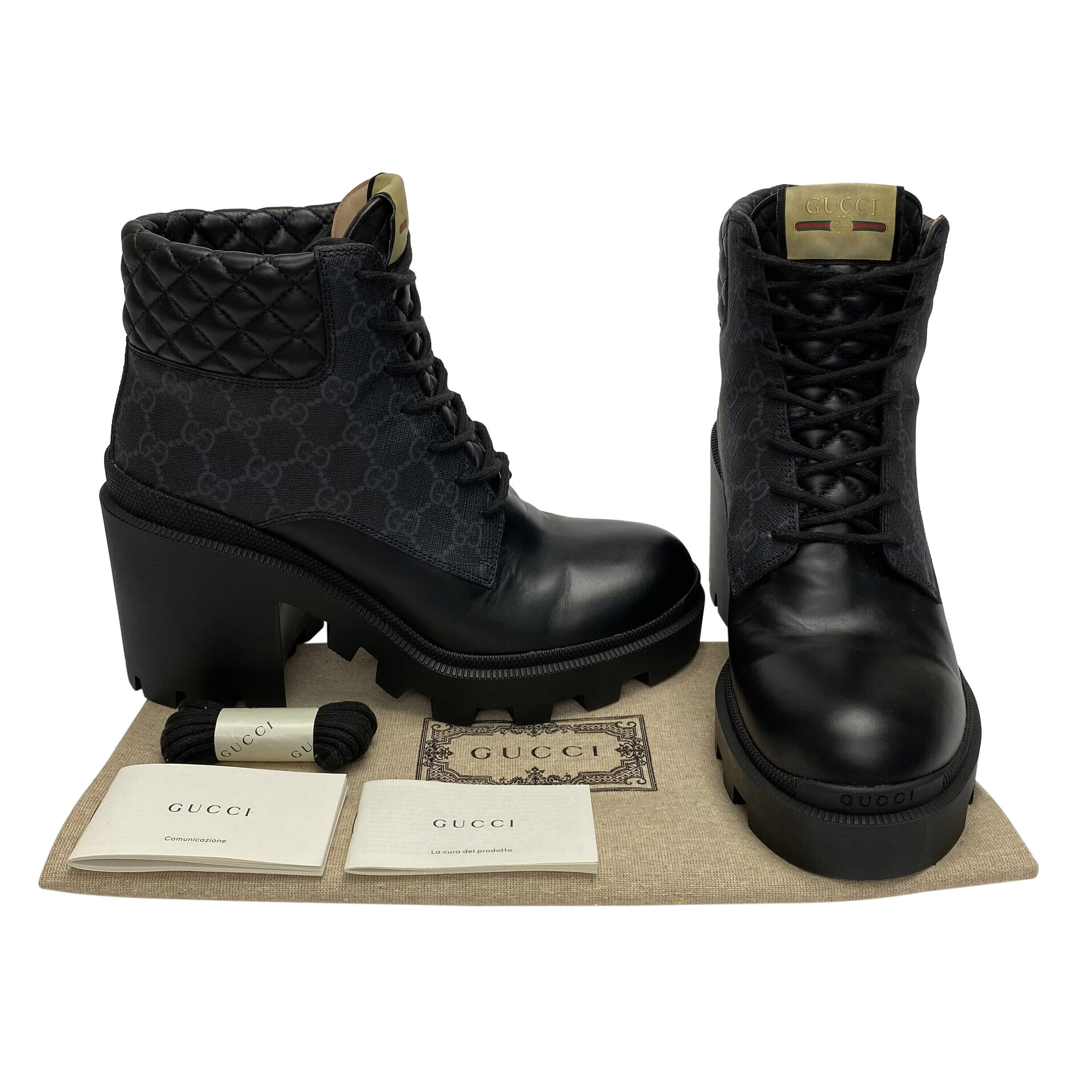 Bota Gucci GG Supreme Combat